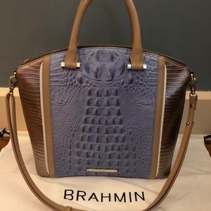 LARGE DUXBURY SATCHEL FONTAINEBLEAU